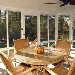 screened in porch ideas white aluminum frame screen room with single-slope roof NZFDDVX