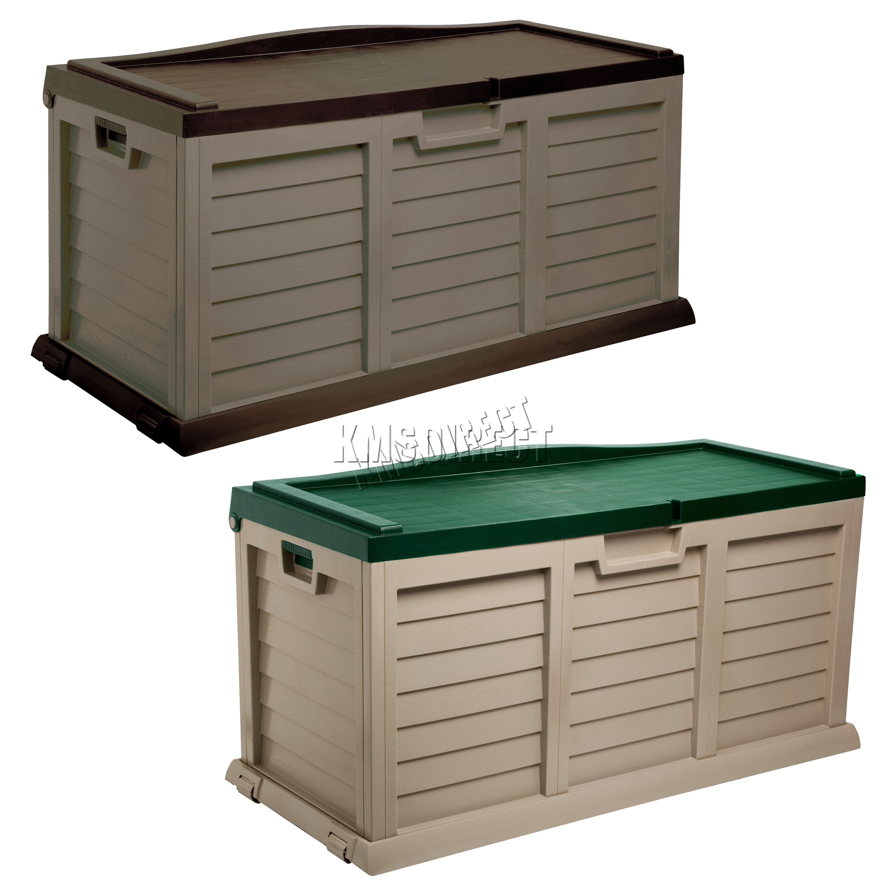 sentinel starplast outdoor garden storage utility chest cushion box case  440l UUHMMRP