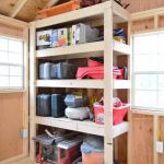 shed storage ideas diy heavy duty wood shelves UTHGSXL