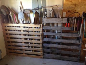 shed storage ideas put pallets to use QIILSCU