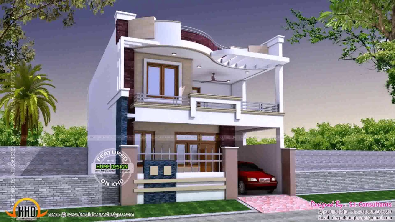 simple indian house front design LFUDBHO