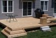 small deck ideas outdoor , grabbing exterior beauty with small backyard deck ideas : simple QCIAQLM