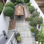 small garden ideas slim rear contemporary garden design london YUJQXVQ