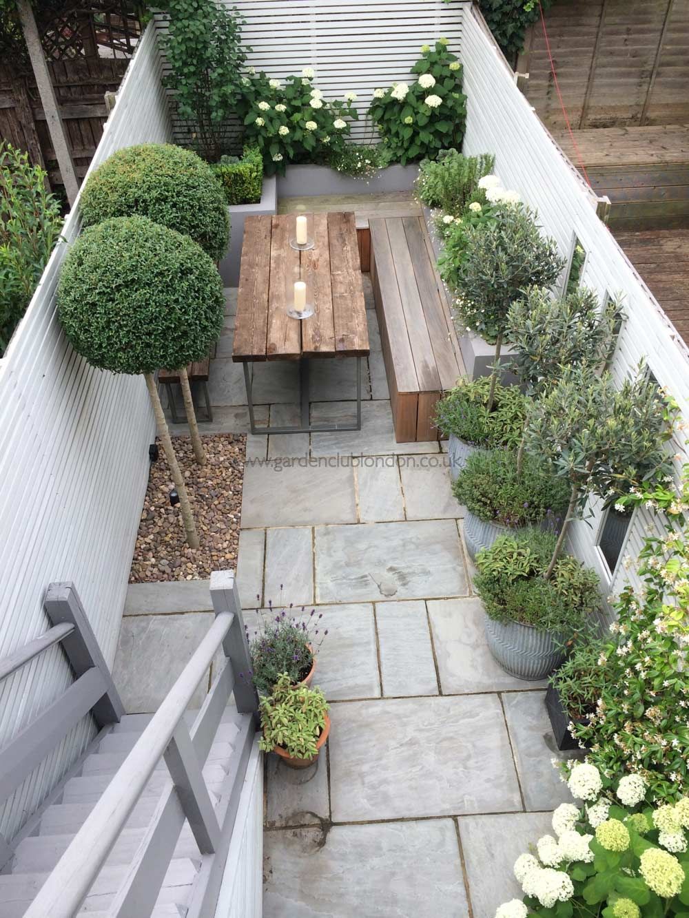 small garden ideas slim rear contemporary garden design london YUJQXVQ