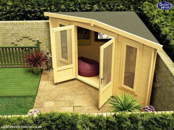 small shed is your #garden too small for a log cabin? think again! the UHKFLJZ