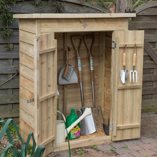 small sheds 3.5 ft. w x 1.8 ft. d overlap pent wooden tool shed HQNISXS