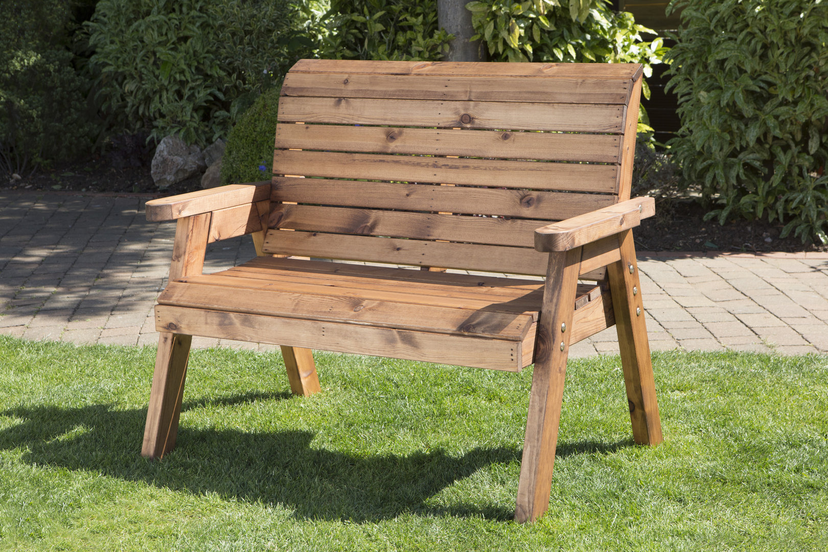 small wooden garden benches BYXKABQ
