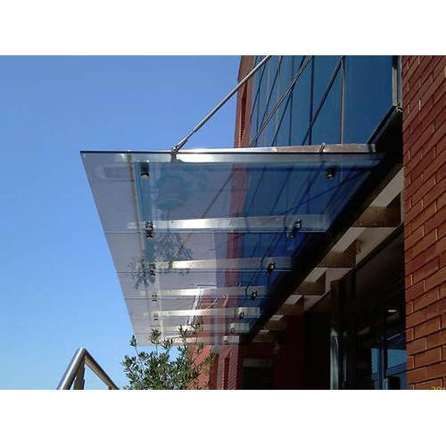 stainless steel glass canopy KUQAJOA