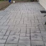 stamped concrete vs pavers ZXDRAQJ