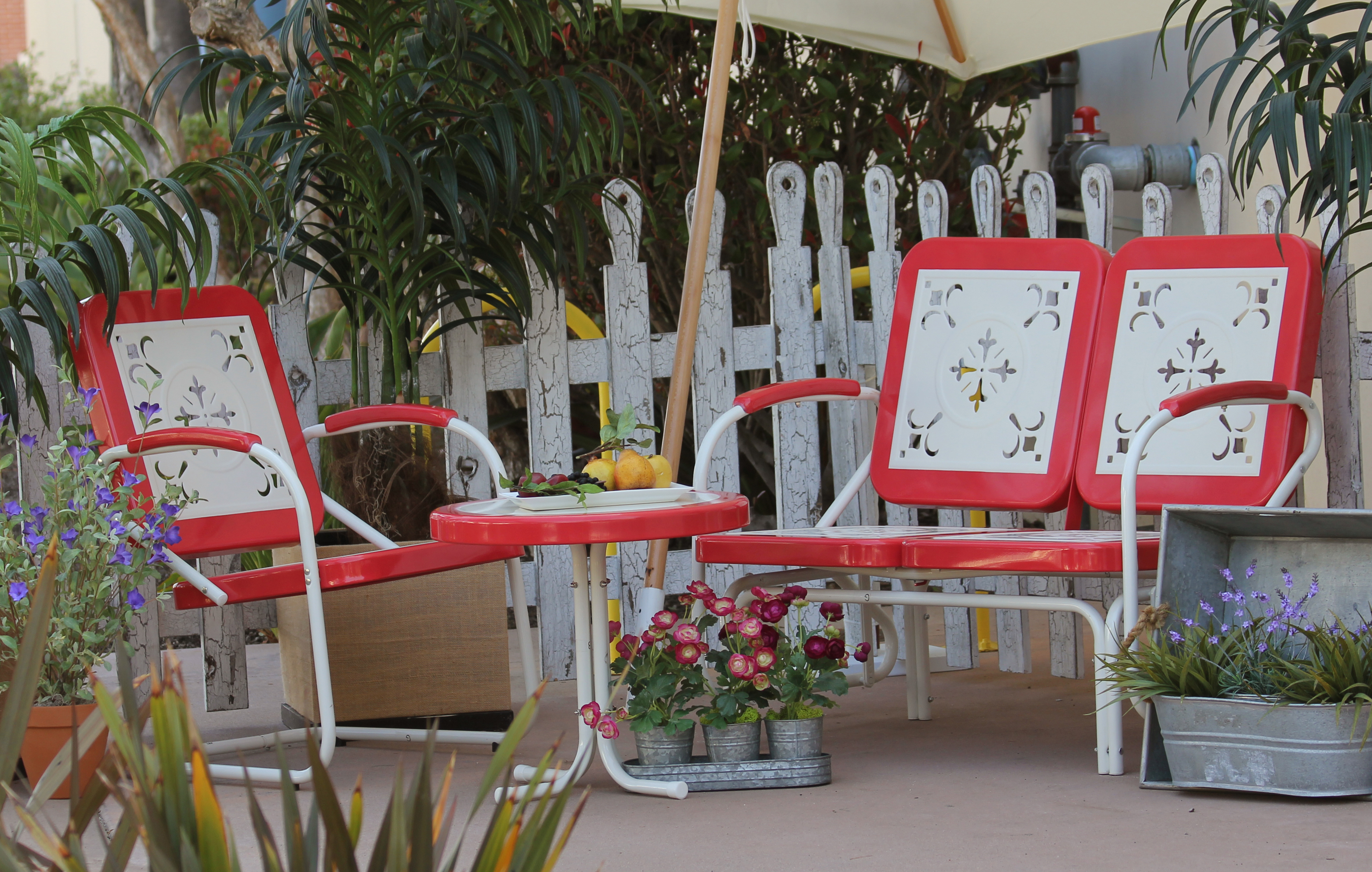 summerland vintage patio furniture-tomato KOCJSOE