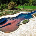 swimming pool landscaping ideas bergen county northern nj eclectic-pool UXNCWEI