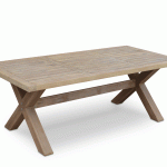 tahitian solid teak 2.1m outdoor table KQVYQKL