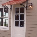 the copper door awning with single s scrolls GBZUEXW