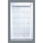 white blinds display product reviews for 2-in white faux wood blinds (common: 59- QSYMAKP