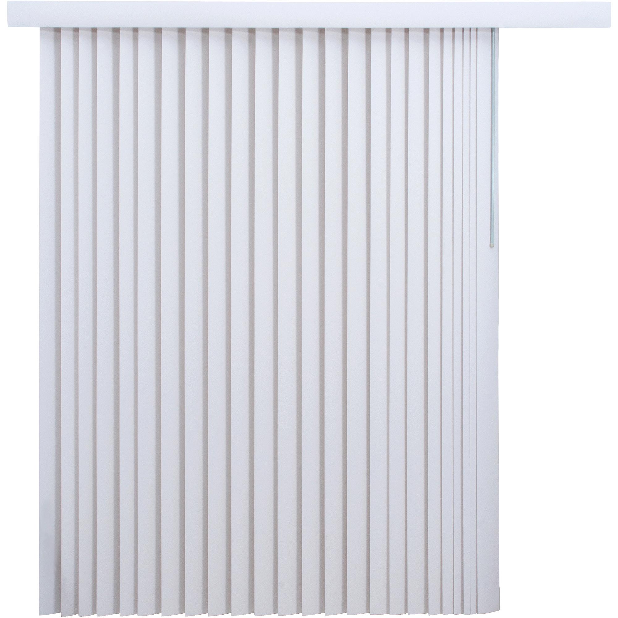 white blinds mainstays light-filtering vertical blinds, white - walmart.com VGJKTQD
