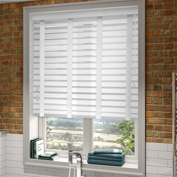 white wood blinds pure white u0026 white wooden blind with tapes - 64mm slat BFZREZZ