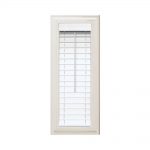 white wooden blinds home decorators collection white 2 in. faux wood blind - 35 in. MIRKLHT