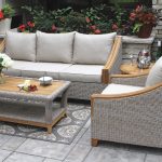 wicker furniture tna7000- wicker u0026 natural teak sofa with sunbrella cushions u0026 pillows PLUXABT