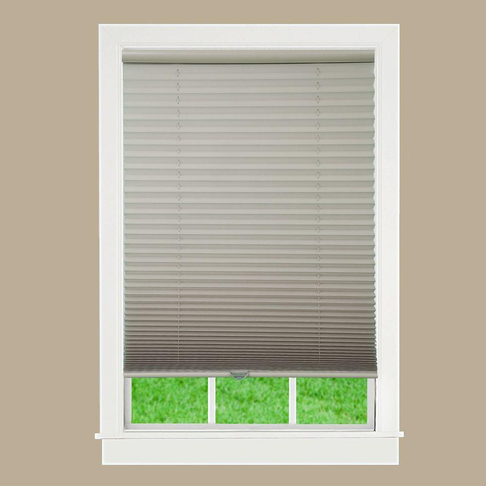 window shade perfect lift window treatment white 1 in. light filtering cordless pleated WRBTKPI