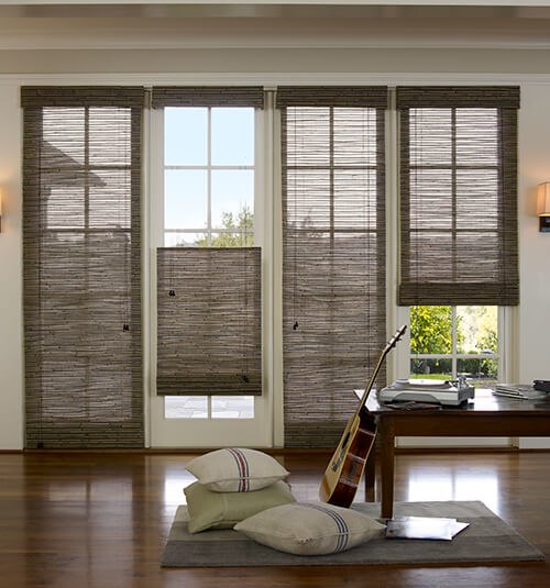 window treatments for french doors blindsgalore natural woven shades MYNARGW