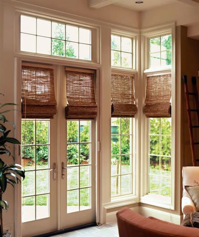 window treatments for french doors view in gallery french doors woven wood shades ZOPOJLI