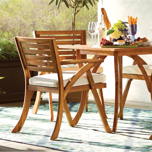 wood outdoor furniture wood patio furniture youu0027ll love | wayfair OQXWTAA