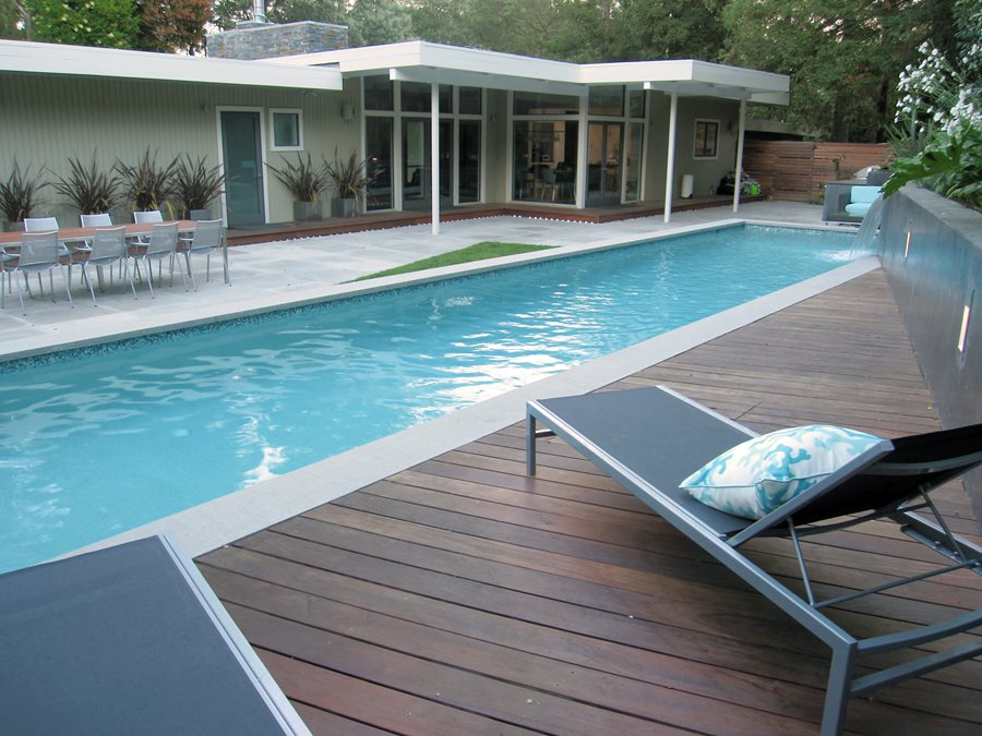 wood pool deck shades of green landscape architecture sausalito, ca CXSEJYG