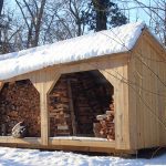 wood shed ... 8x20 woodbin - exterior ... QYQYSKV