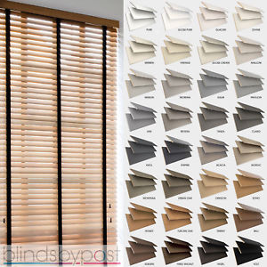 wood venetian blinds image is loading wooden-venetian-blinds-with-tapes-25-35-amp- ZWOHOZQ