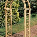 wooden garden arches roman lattice arch image wooden garden arch OIAFRDD