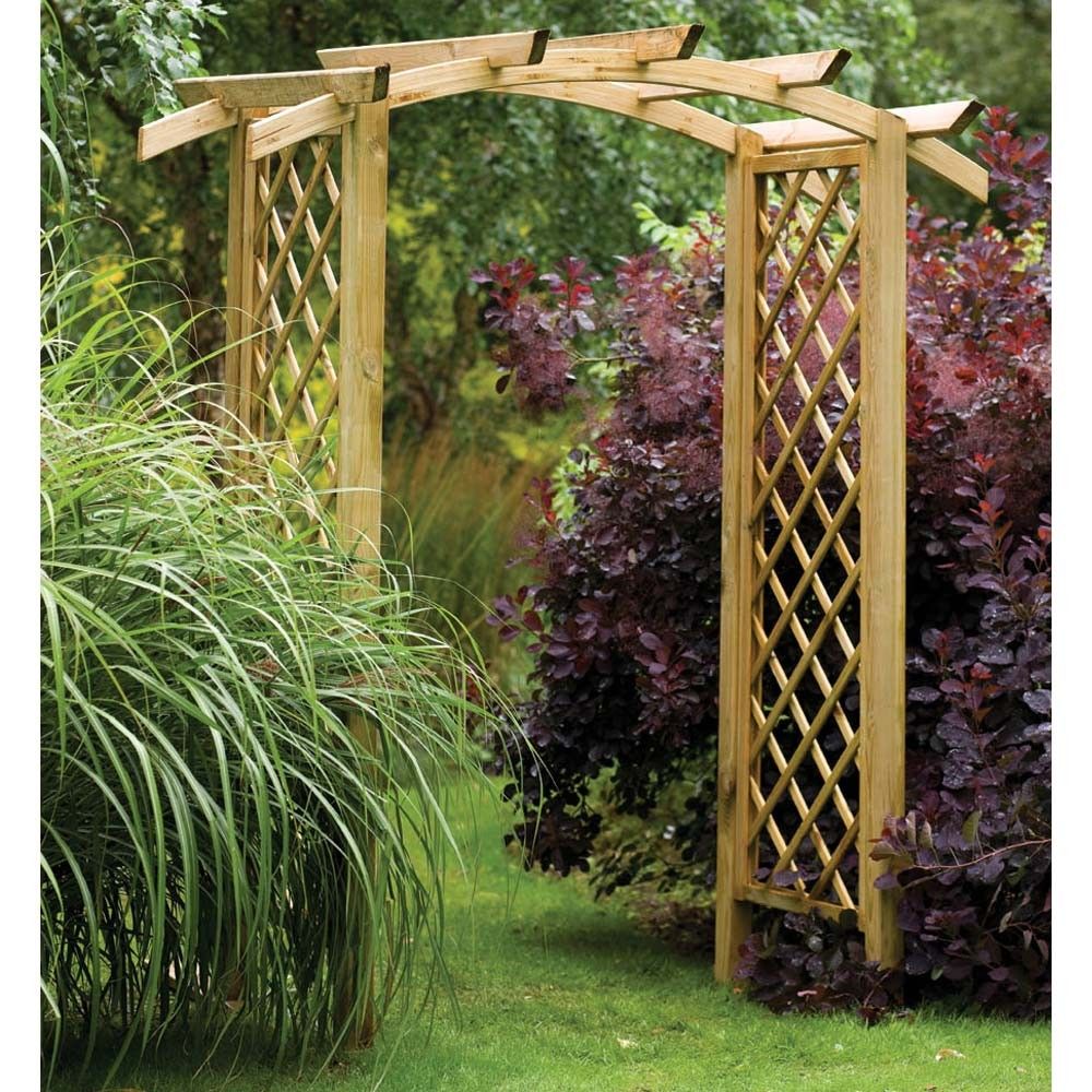 wooden garden arches this one is really nice too: wide rafter top wooden garden arch LCOZRPW