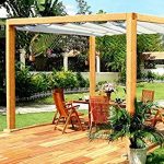 wooden pergola liveoutside roman pergola - classic rectangular wooden garden pergola with  retractable DIPYOMQ