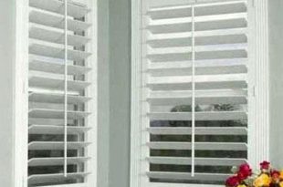 wooden shutter blinds february sale: 10% off all shutters on blinds.com. pictured: blinds.com  economy MNGDIZI