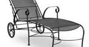 wrought iron furniture meadowcraft alexandria wrought iron chaise lounge CBWAMFK