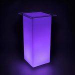 LED Lighted Cocktail Table | Acrylic Tabletop
