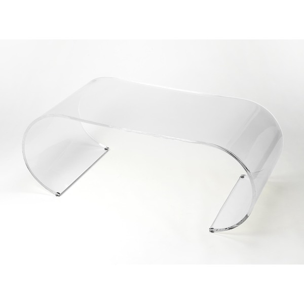 Shop Butler Milan Arched Acrylic Cocktail Table - On Sale - Free