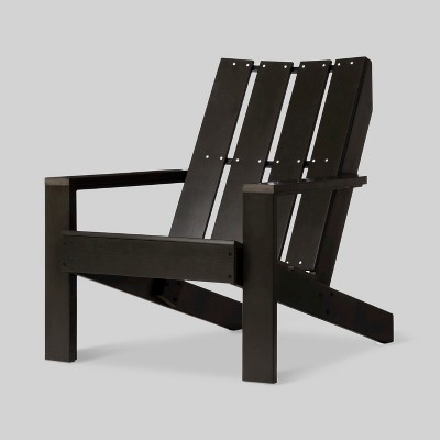 Bryant Faux Wood Patio Adirondack Chair Black - Project 62™ : Target