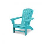 Traditional Curveback Aruba Plastic Outdoor Patio Adirondack Chair