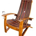 Amazon.com : Wine Barrel Adirondack Chair : Garden & Outdoor