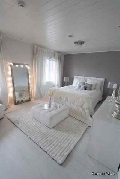 Light & Bright: A Gallery of All White Bedrooms | For the Home