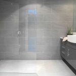 Amazing Bathroom Decorating Ideas Grey Tile Shower Backsplash