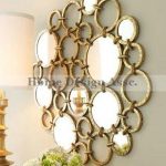 Amazon.com: Extra Large MIRRORED RINGS Circles Modern Gold Wall Art