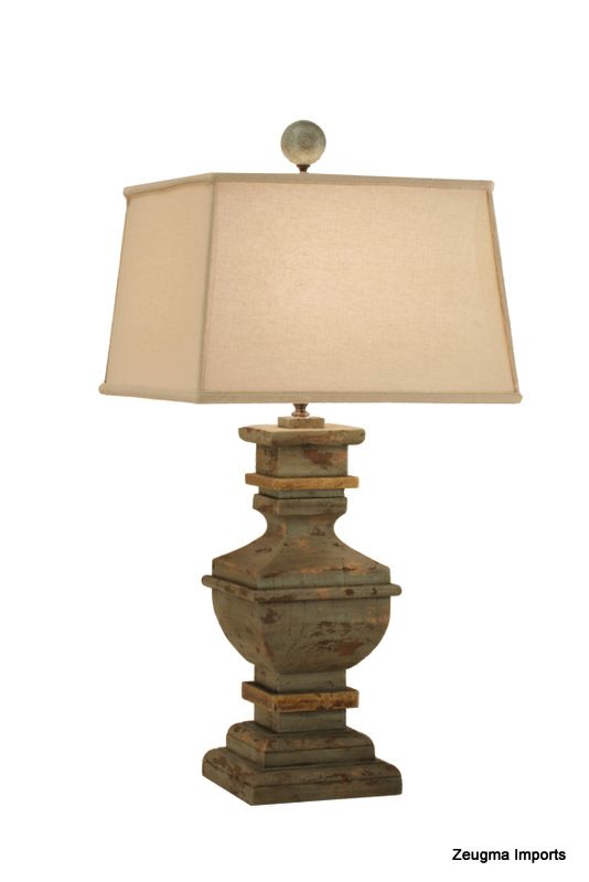 attractive chunky lamp with rectangular shade | chochky | Pinterest