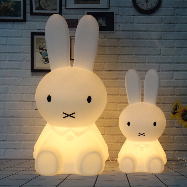 Rabbit Lamp Led Night Light for Baby Children Kids Gift Animal