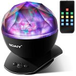 SOAIY Ocean Wave Night Light Projector, Aurora Night Light Lamp Baby