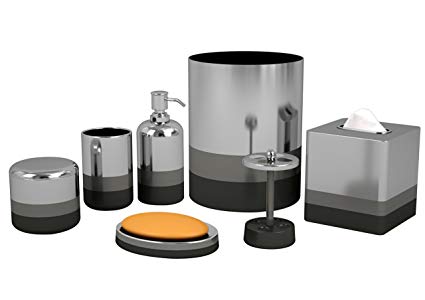 Amazon.com: Nu Steel Triune Bathroom Accessories Set ,7-Piece: Home