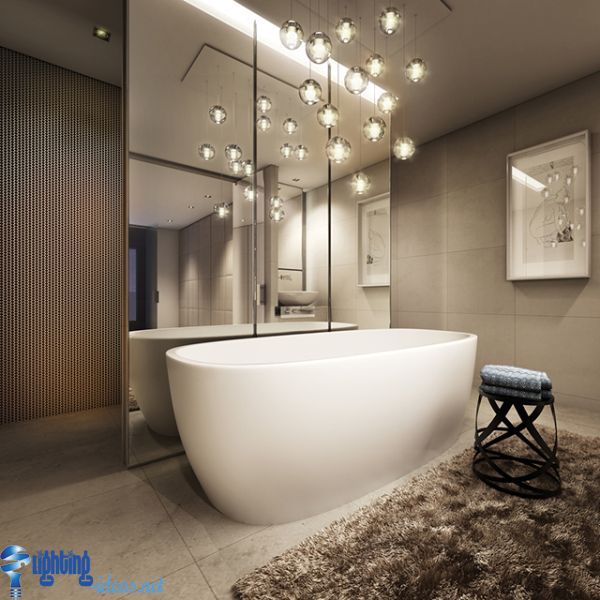 Enchanting Glamorous Bathroom Lighting Wall Lights Glamorous Modern