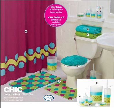 Amazon.com: Limited Edition 'Chic' Complete Bathroom Set with