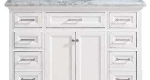 White - Marble - Bathroom Vanities - Bath - The Home Depot