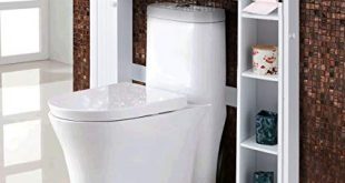 Amazon.com: Giantex Over-The-Toilet Bathroom Storage Cabinet Wooden